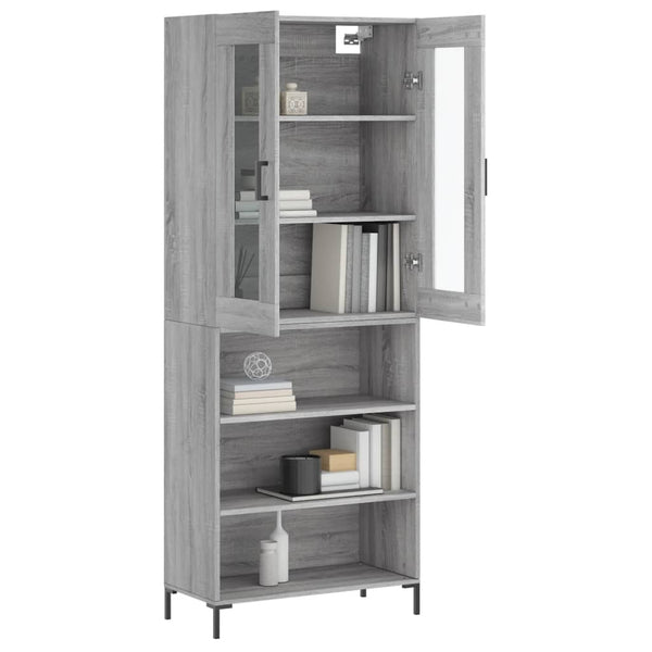 Kimberley grauer Schrank 69,5x34x180cm (Holz)