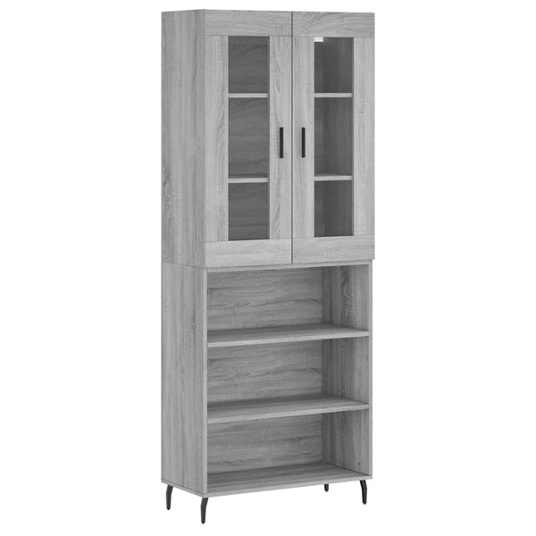 Zalman Schrank grau 69,5x34x180cm (Holz)