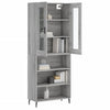Zalman Schrank grau 69,5x34x180cm (Holz)