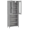 Zalman Schrank grau 69,5x34x180cm (Holz)
