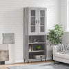 Zalman Schrank grau 69,5x34x180cm (Holz)