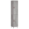 Grauer Schrank 34,5x34x180cm Garotescu (Holz)