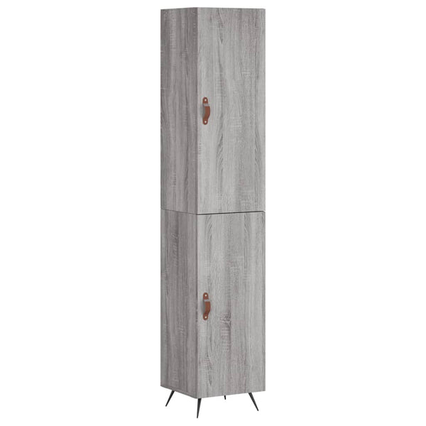 Grauer Schrank 34,5x34x180cm Garotescu (Holz)