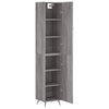 Grauer Schrank 34,5x34x180cm Garotescu (Holz)