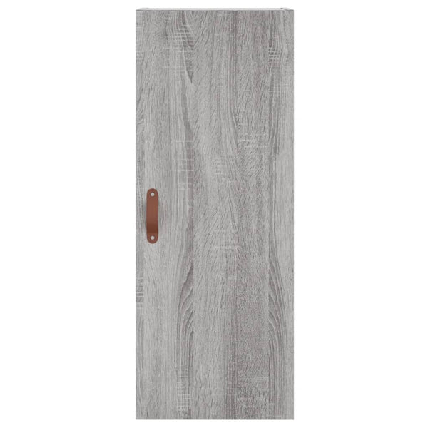 Grauer Schrank 34,5x34x180cm Garotescu (Holz)