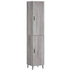 34,5x34x180cm grauer Schrank Christol (Holz)