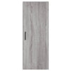 34,5x34x180cm grauer Schrank Christol (Holz)
