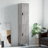 34,5x34x180cm grauer Schrank Christol (Holz)