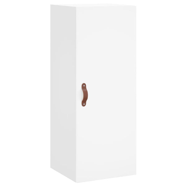 34,5x34x180cm Garotescu Holzschrank in Weiß