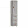 Schrank Garotescu grau 34,5x34x180cm (Holz)
