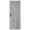Schrank Garotescu grau 34,5x34x180cm (Holz)