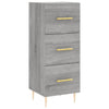Grauer Schrank, Maße 34,5x34x180cm, Fuchs (Holz)