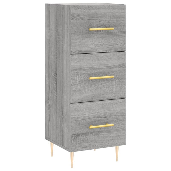 Grauer Schrank, Maße 34,5x34x180cm, Fuchs (Holz)