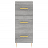 Grauer Schrank, Maße 34,5x34x180cm, Fuchs (Holz)