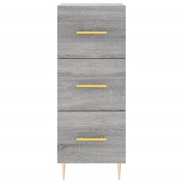 Grauer Schrank, Maße 34,5x34x180cm, Fuchs (Holz)