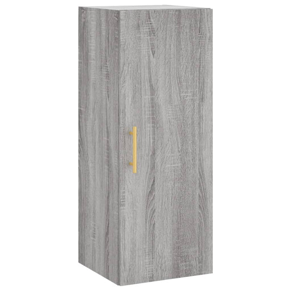 Grauer Schrank, Maße 34,5x34x180cm, Fuchs (Holz)