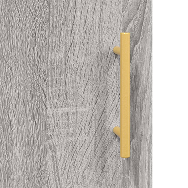Grauer Schrank, Maße 34,5x34x180cm, Fuchs (Holz)