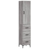 Schrank Edie grau 34,5x34x180cm (Holz)