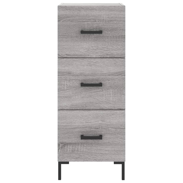 Schrank Edie grau 34,5x34x180cm (Holz)