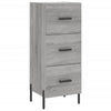 Holzschrank grau 34,5x34x180cm Cenuse