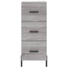 Holzschrank grau 34,5x34x180cm Cenuse