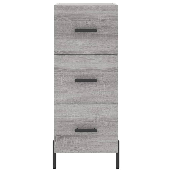 Holzschrank grau 34,5x34x180cm Cenuse