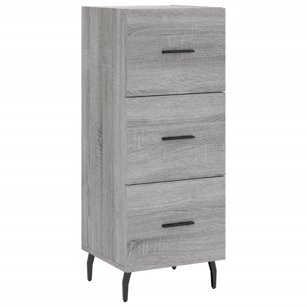 Grauer Schrank 34,5x34x180cm (Holz), Modell Christol