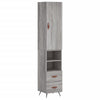 Grauer Garotescu-Schrank 34,5x34x180cm (Holz)