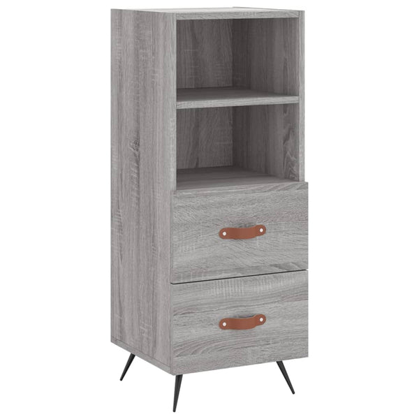 Grauer Garotescu-Schrank 34,5x34x180cm (Holz)