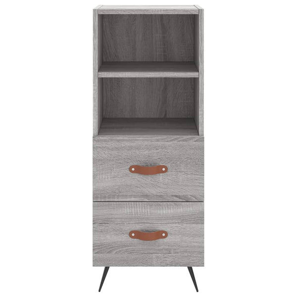 Grauer Garotescu-Schrank 34,5x34x180cm (Holz)