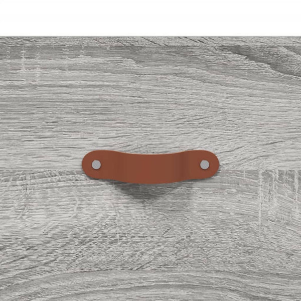 Grauer Garotescu-Schrank 34,5x34x180cm (Holz)