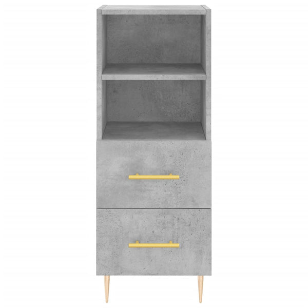 Fuchs Schrank betongrau 34,5x34x180cm (Holz)