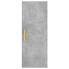 Fuchs Schrank betongrau 34,5x34x180cm (Holz)