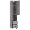Christol Schrank grau 34,5x34x180cm (Material Holz)