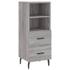 Christol Schrank grau 34,5x34x180cm (Material Holz)