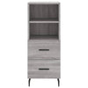 Christol Schrank grau 34,5x34x180cm (Material Holz)