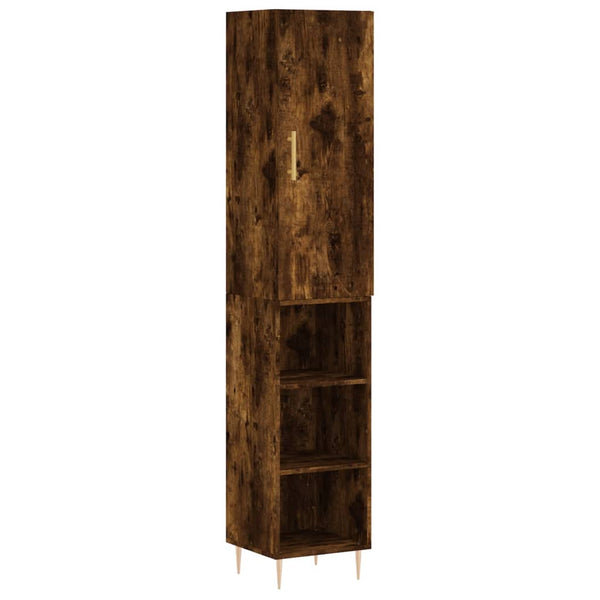 Schrank Fuchs, Rauchereiche, 34,5x34x180cm (Holz)