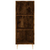 Schrank Fuchs, Rauchereiche, 34,5x34x180cm (Holz)