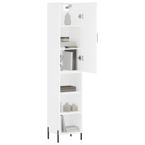 Schrank Cenuse weiß 34,5x34x180cm (Material Holz)