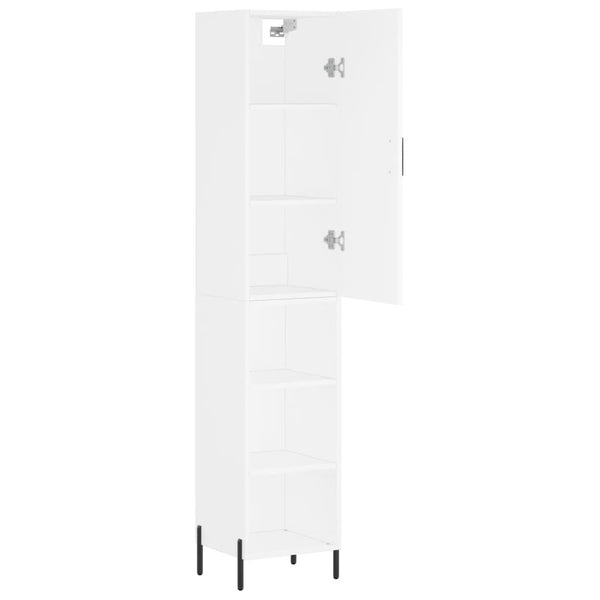 Schrank Cenuse weiß 34,5x34x180cm (Material Holz)