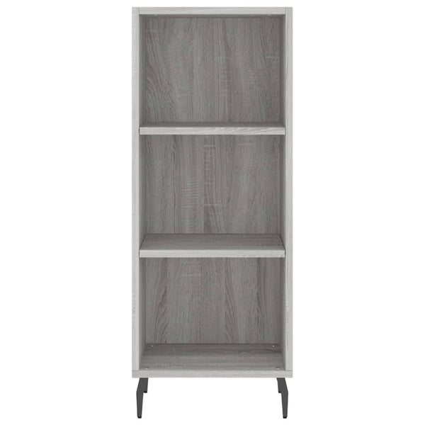 Schrank Christol, grau, 34,5x34x180cm (Holzmaterial)