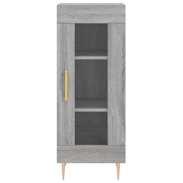 Fuchs grauer Schrank, Maße 34,5x34x180cm (Holz)