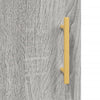 Fuchs grauer Schrank, Maße 34,5x34x180cm (Holz)