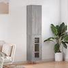 Fuchs grauer Schrank, Maße 34,5x34x180cm (Holz)