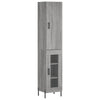 Aschenschrank grau 34,5x34x180cm (aus Holz)