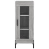 Aschenschrank grau 34,5x34x180cm (aus Holz)