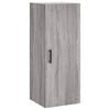 Aschenschrank grau 34,5x34x180cm (aus Holz)
