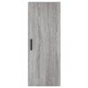 Aschenschrank grau 34,5x34x180cm (aus Holz)