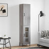 Aschenschrank grau 34,5x34x180cm (aus Holz)