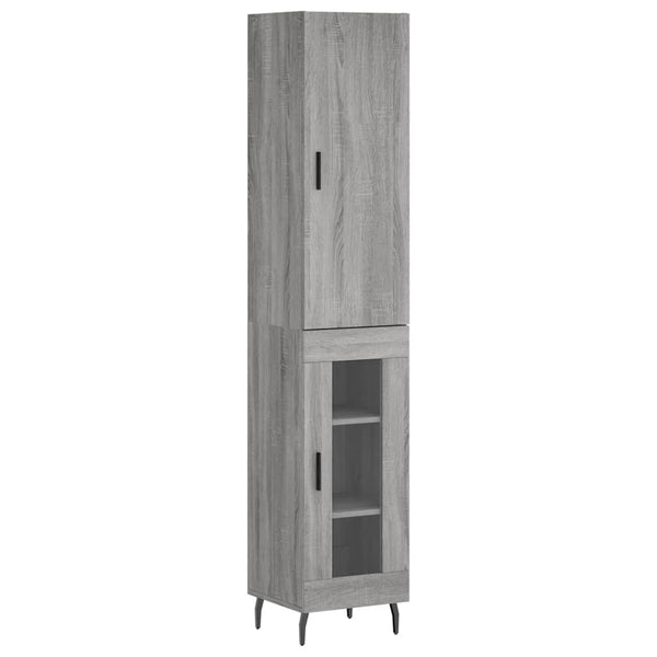 Grauer Christol-Schrank 34,5x34x180cm (aus Holz)